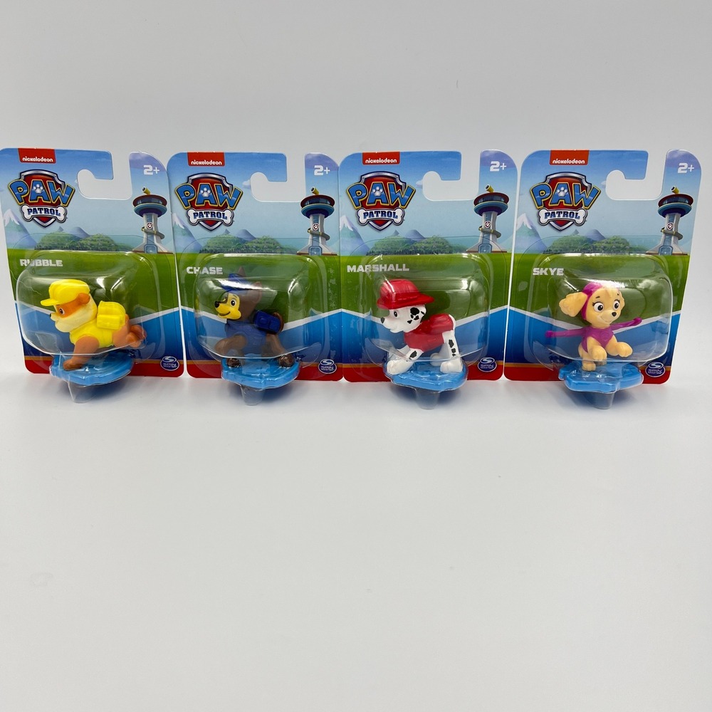 Paw Patrol Action Pack Pup‎ Figures Bundle Rubble Chase Marshall Lot